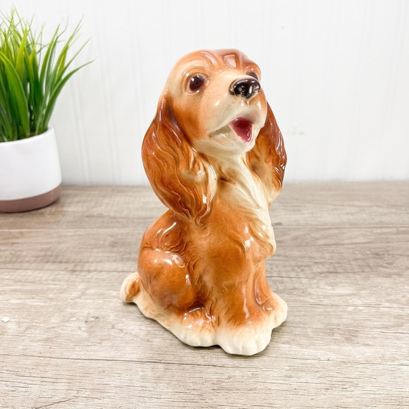 Other - 1950's Kitschy Cocker Spaniel Ceramic Vase